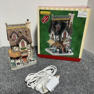 Lemax Crepes & Croissants Bakery Porcelain Lighted Christmas Village Shop